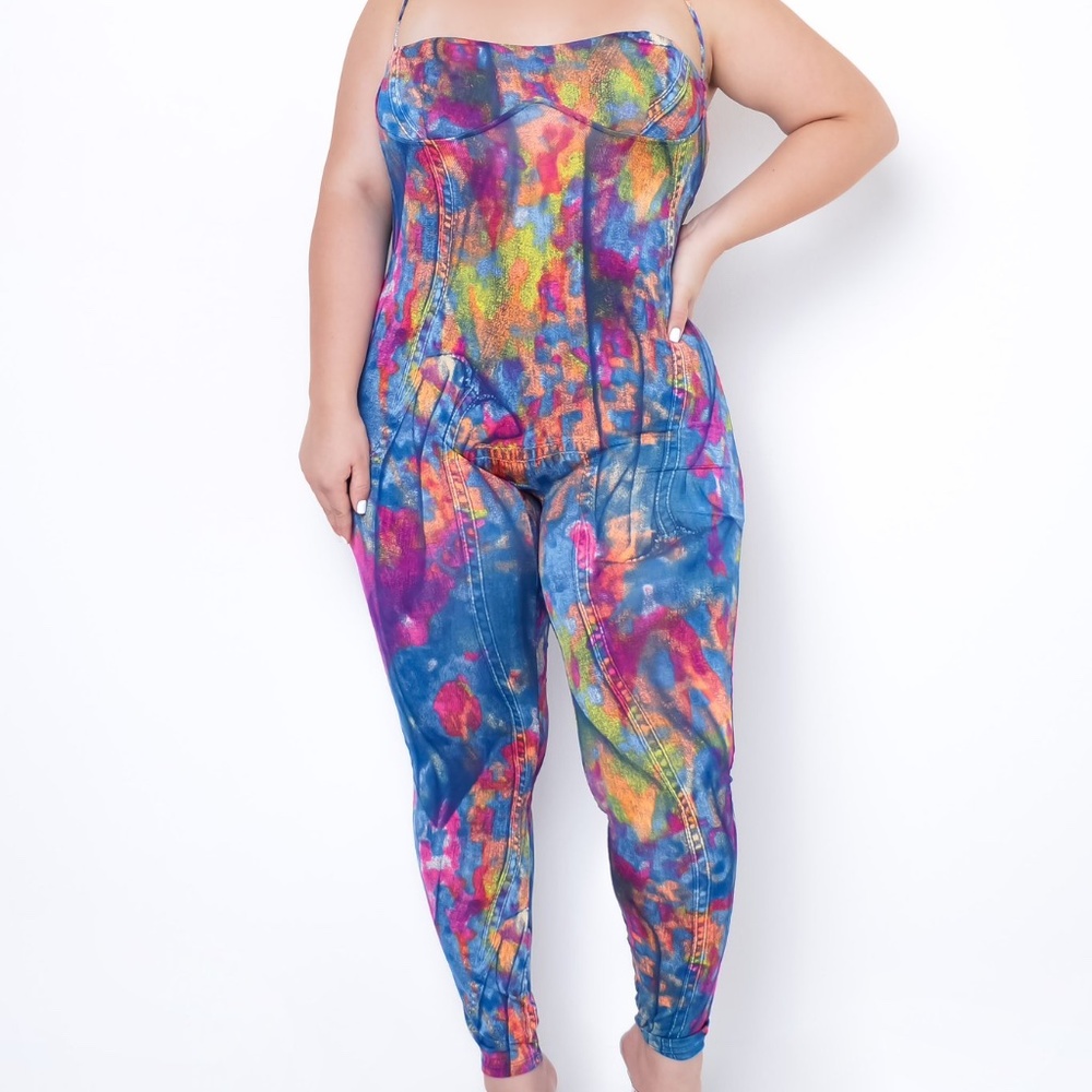 Plus Size Power Surge Jumpsuit
